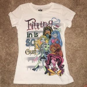 Monster high girls tee